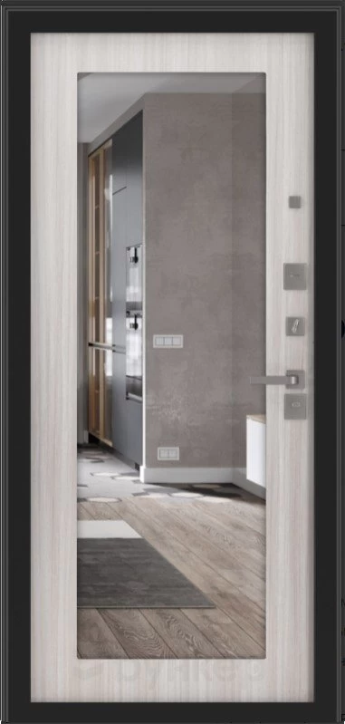 с зеркалом ФЛЗ-603 Сандал белый